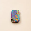 Titanium EDC Fidget Slider – Oil Slick Anodized Pocket Fidget Toy