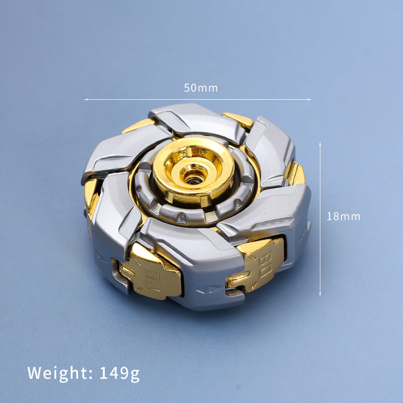 Spinning Battle Top – Armored EDC Fidget Toy, 4.5cm, 7 Colors