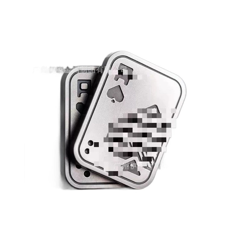 Metal EDC Fidget Toy - Push Card Spinner - View 5