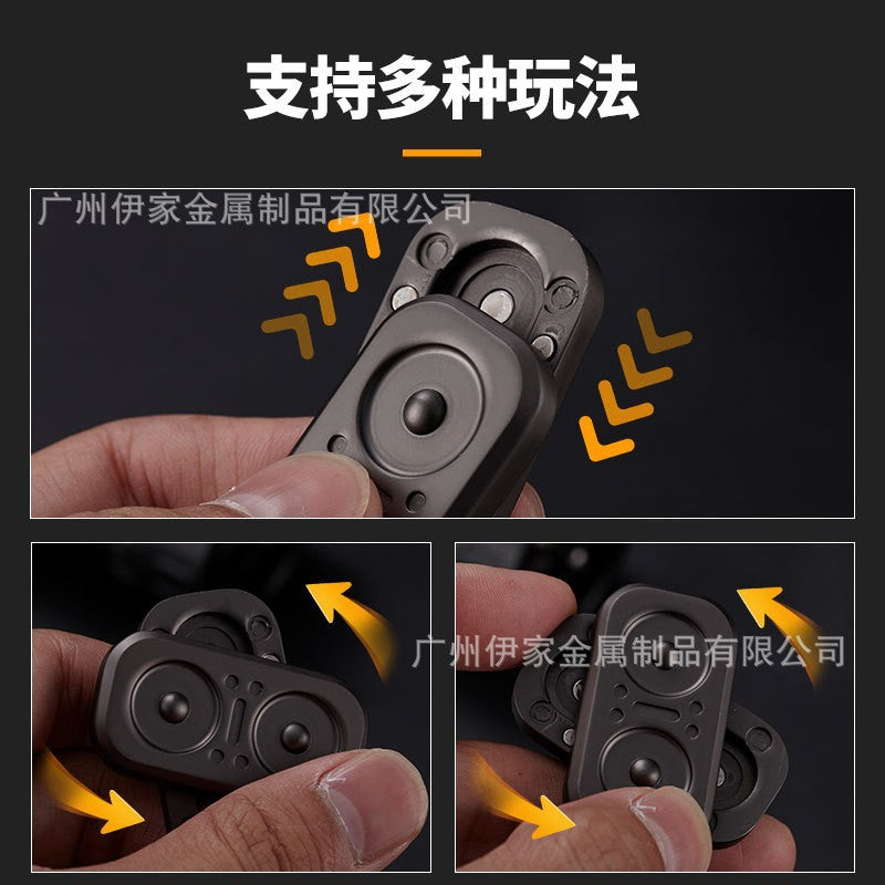 EDC magnetic coin black and silver