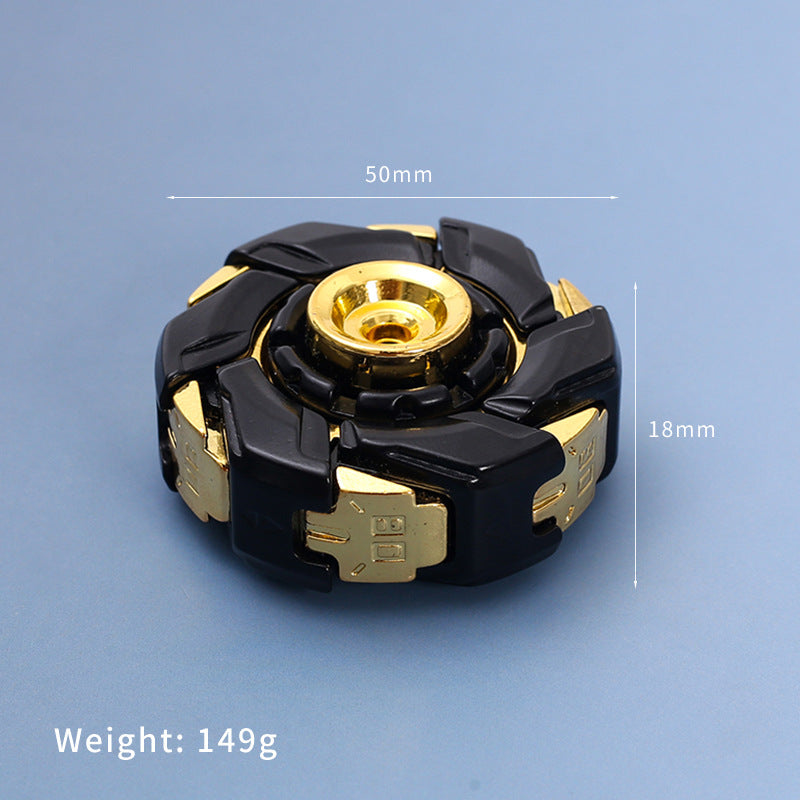 Spinning Battle Top – Armored EDC Fidget Toy, 4.5cm, 7 Colors