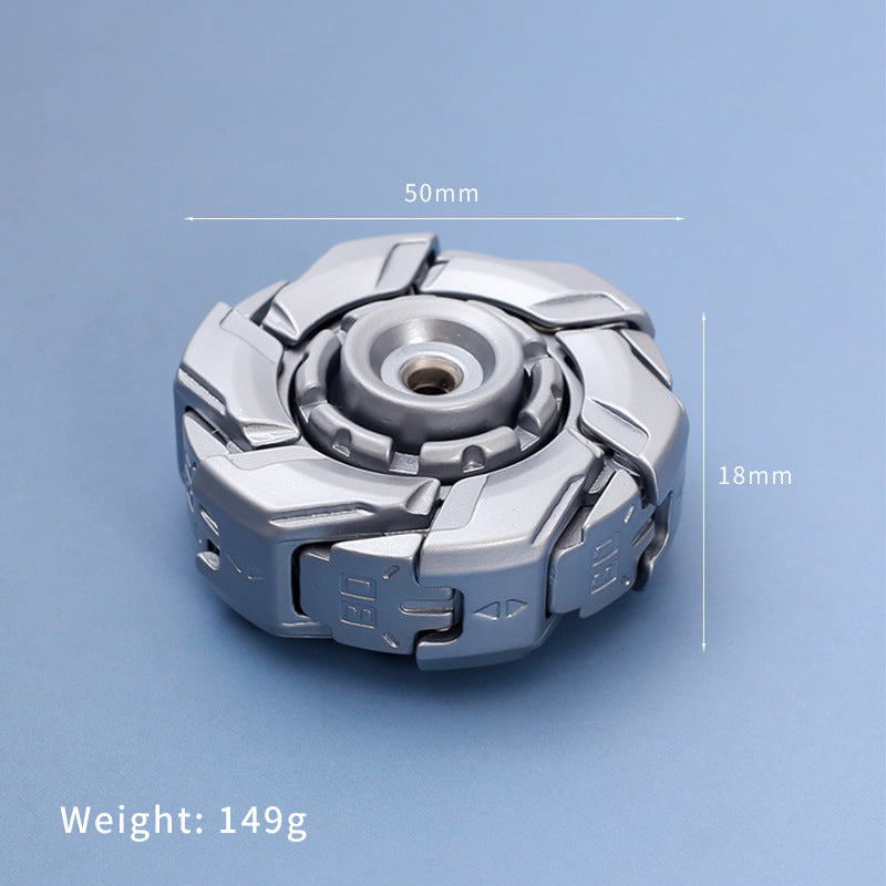Spinning Battle Top – Armored EDC Fidget Toy, 4.5cm, 7 Colors