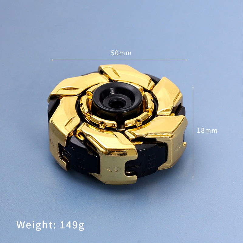 Spinning Battle Top – Armored EDC Fidget Toy, 4.5cm, 7 Colors