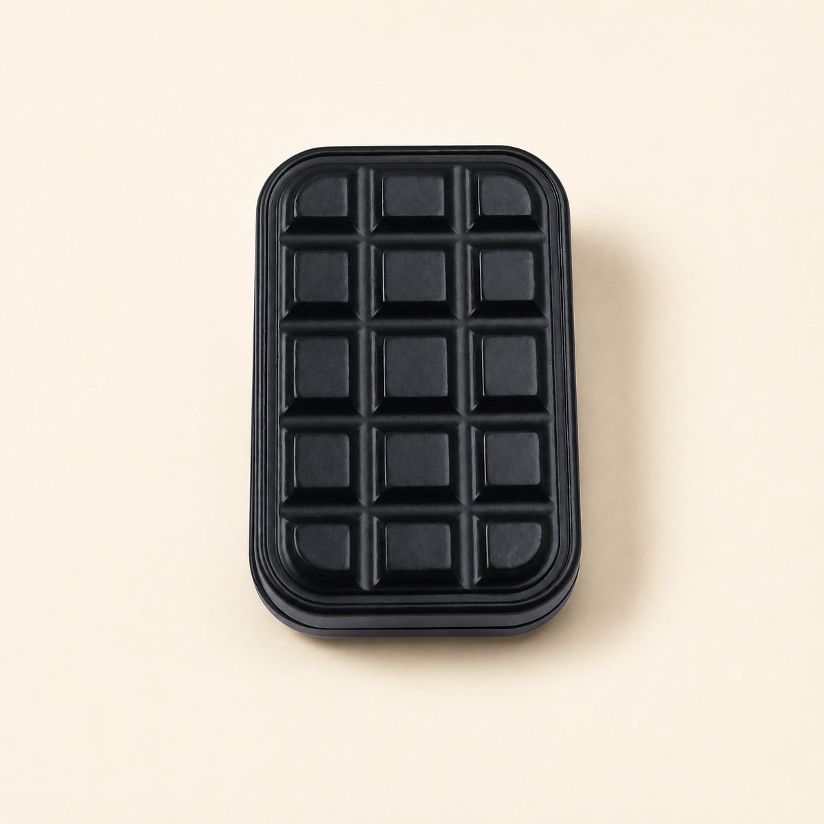 Black metal fidget slider grid bar